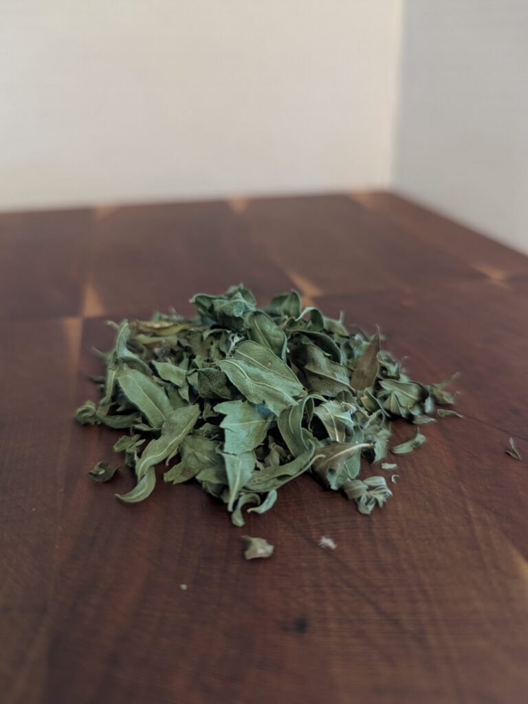 Dry WhiteBrush Tea Leaves